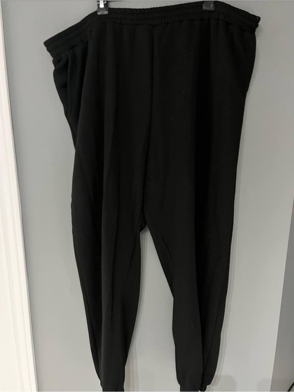 3/$15 Women's Black Elastic Waist Jogger Pants
